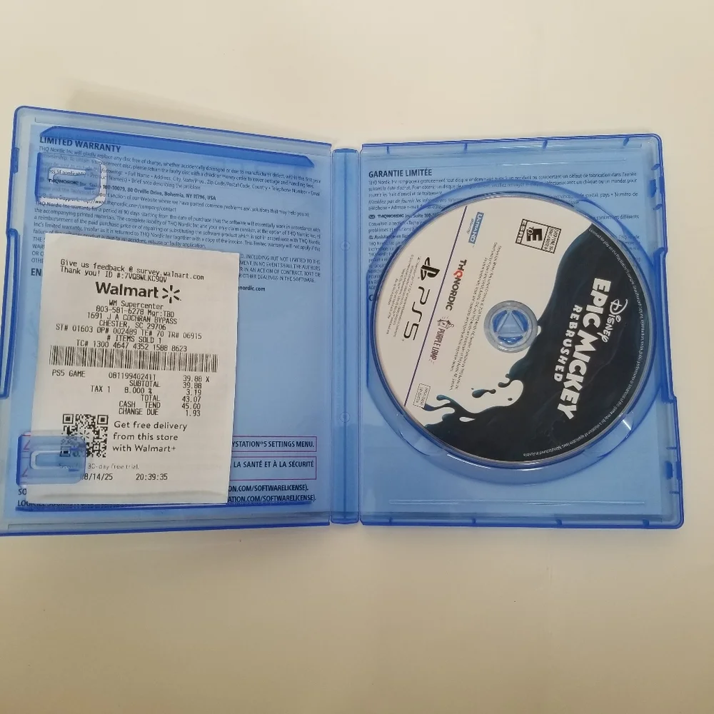 Disney Epic Mickey: Rebrushed - Sony PlayStation 5 Game With Inserts - Picture 2 of 4